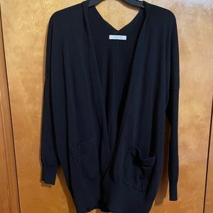 Simple black cardigan